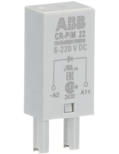 ABB Диод 22 6...220 V DC за интерфейсно реле CR-P/M - 1SVR405651R0000 - Цена | LEDs4economy
