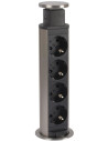 Legrand Мебелна колона Pop-Up, с контакти 4х шуко, кабел 2m, Ø60mm, Incara Tower  - 654976 - 2