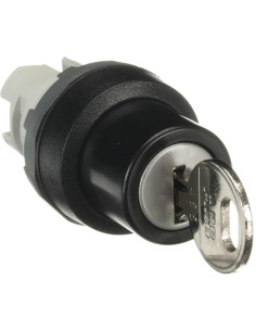 ABB Превключвател черен M2SSK3-101 1-2 с ключ Ø22mm Modular - 1SFA611282R1001 - Цена | LEDs4economy