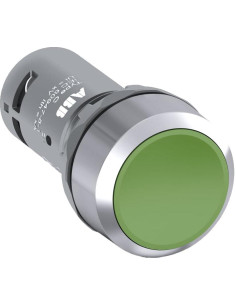 ABB Бутон зелен CP1-30G-20 2NO хромиран ринг Ø22mm Compact - 1SFA619100R3022 - Цена | LEDs4economy