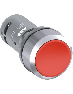 ABB Бутон червен CP1-30R-20 2NO хромиран ринг Ø22mm Compact - 1SFA619100R3021 - Цена | LEDs4economy