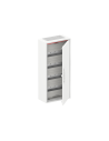 ABB Табло за открит монтаж ComfortLine 4х12мод. CA14V с плътна метална врата IP44 и Н и РЕ клеми - 2CPX052181R9999 - Цена | LEDs