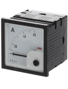 ABB Аналогов амперметър AC 0...60A AMT1-A1-60/72 за панелен монтаж - 2CSG312110R4001 - Цена | LEDs4economy