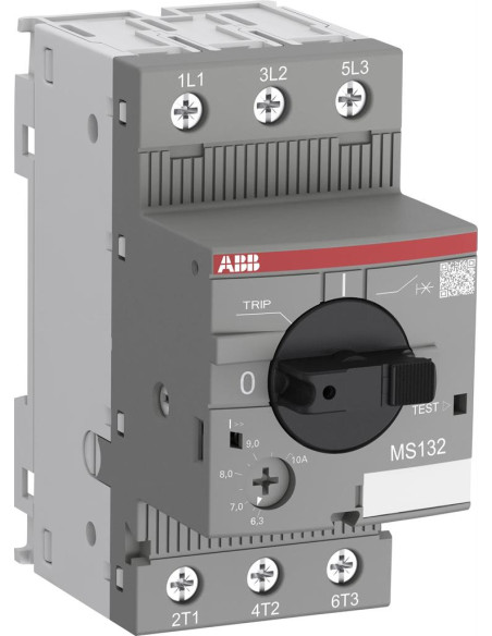 Моторна защита MS132 4kW TM 6.3-10A 100kA ABB