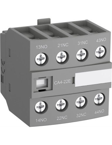 Помощен контакт с 4NC /CA4-04E/ за контактори AF09...96 за челен монтаж ABB