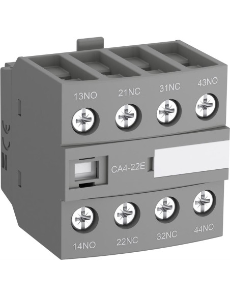 Помощен контакт с 4NC /CA4-04E/ за контактори AF09...96 за челен монтаж ABB