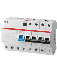 ABB ДТЗ комбинирана DS204 4P 40A крива C 30mA тип AC 6kA 8 мод. - 2CSR254001R1404 - Цена | LEDs4economy