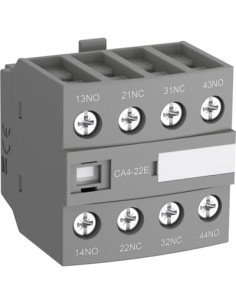 ABB Помощен контакт с 2NO+2NC /CA4-22M/ за контактори AF09...16 за челен монтаж - 1SBN010140R1122 - Цена | LEDs4economy