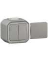 Legrand Универсален ключ 5-в-1 моноблок за открит монтаж цвят Сив IP55 Plexo New - 069719L - Цена | LEDs4economy