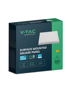 V-TAC 6W LED Мини Панел SAMSUNG Чип Backlit Външен монтаж Квадрат 4000K - 104931 - Цена | LEDs4economy 2
