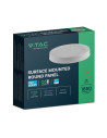V-TAC 18W LED Мини Панел SAMSUNG Чип Backlit Външен монтаж Кръг 4000K - 78771 - 4