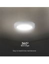 V-TAC 18W LED Мини Панел SAMSUNG Чип Backlit Външен монтаж Кръг 4000K - 78771 - 7