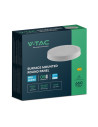 V-TAC 6W LED Мини Панел SAMSUNG Чип Backlit Външен Монтаж Кръг 6500K - 78721 - 4