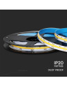 V-TAC LED COB Лента IP20 24V 4000K 420 LEDs 10W/м. - 212668 - 6