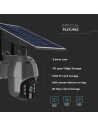 V-TAC WIFI HD Smart Соларна Камера Черна - 11617 - 9
