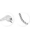 COMMEL Кабел текстилен с щепсел 2 метра 3х0.75мм2 H03 RT-H - C0333X - Цена | LEDs4economy