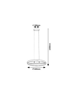 Rabalux Thric Висящи осветителни тела IP20 LED 42W 3000 72221 - Цена | LEDs4economy 2