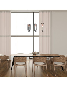 Rabalux Rovier Висящи осветителни тела IP20 E27 3x MAX 40W K 72264 - Цена | LEDs4economy 2