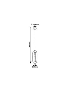 Rabalux Rovier Висящи осветителни тела IP20 E27 1x MAX 40W K 72263 - Цена | LEDs4economy 2