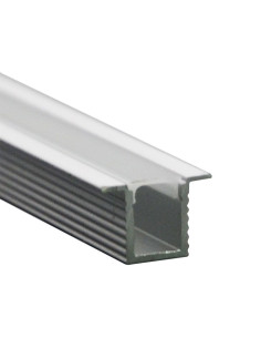 V-TAC Монтажен Кит с Дифузер за LED Лента Вграждане 2000x12.4x9мм - 2904 - Цена | LEDs4economy