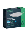 V-TAC 24W LED SAMSUNG Чип Backlit Мини Панел Вграждане Кръг 4000K - 78681 - 4