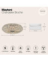 MAYTONI Полилей Broche - DIA902-04-N - 9