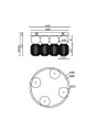 MAYTONI Плафон Drop - MOD273CL-L60CH3K - 7
