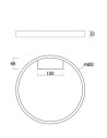 MAYTONI Плафон Rim - MOD058CL-L25BS4K - 7