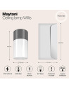 MAYTONI Плафон Уилис - O418CL-01GR - 6