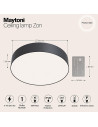 MAYTONI Плафон Zon - C032CL-L43B4K - 7