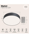 MAYTONI Плафон Zon - C032CL-L43B4K - 8