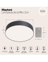 MAYTONI Плафон Zon - C032CL-L43B4K - 9