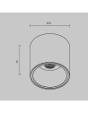 MAYTONI Плафон Alfa LED - C064CL-L12W4K - 6
