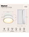 MAYTONI Плафон Онда - C024CL-L18W - 10
