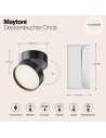 MAYTONI Плафон Онда - C024CL-L18B - 10