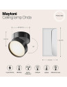 MAYTONI Плафон Онда - C024CL-L18B - 11