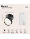 MAYTONI Плафон Онда - C024CL-L18B - 12