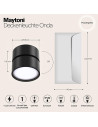 MAYTONI Плафон Онда - C024CL-L12B4K - 10