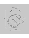 MAYTONI Плафон Онда - C024CL-L12B3K - 9