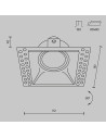 MAYTONI Луничка Dot - DL042-01-SQ-W - 9