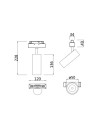 MAYTONI Релсово осветление Focus LED - TR019-2-10W4K-B - 3