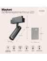 MAYTONI Релсово осветление Focus LED - TR019-2-7W4K-B - 4