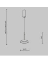 MAYTONI Пендел EL - MOD041PL-L15TR3K - 6