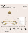 MAYTONI Пендел Krone - P097PL-L36G4K - 6