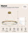 MAYTONI Пендел Krone - P097PL-L36G4K - 9