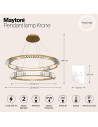 MAYTONI Пендел Krone - P097PL-L90G4K - 6