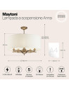 MAYTONI Пендел Анна - H007PL-05G - 6