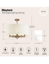 MAYTONI Пендел Анна - H007PL-05G - 8