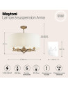 MAYTONI Пендел Анна - H007PL-05G - 9