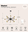 MAYTONI Пендел Jackson - T546PL-18B - 14